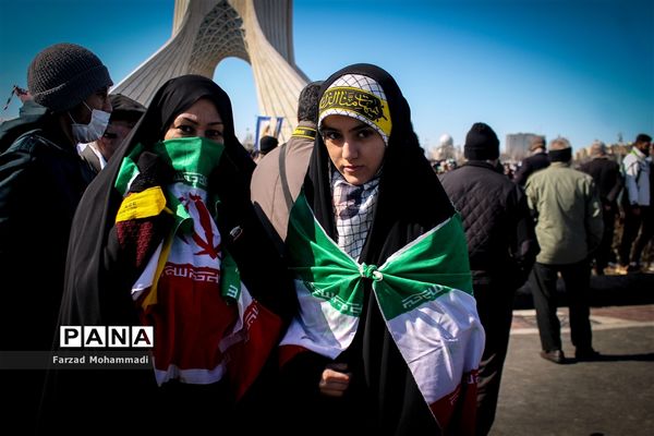 راهپیمایی  یوم الله 22 بهمن در تهران