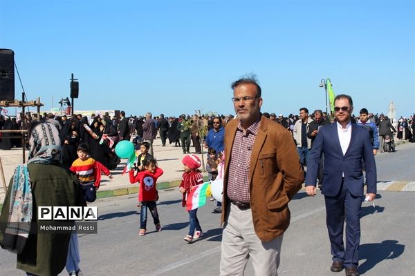 راهپیمایی 22 بهمن در بوشهر