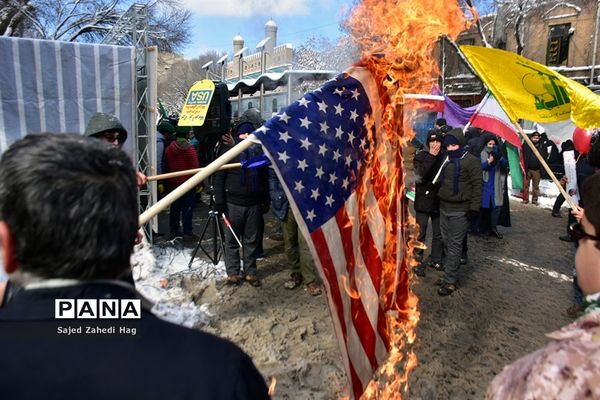 راهپیمایی 22 بهمن ماه در تبریز-2