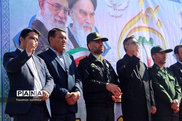 مراسم راهپیمایی باشکوه ۲۲ بهمن در شهرستان امیدیه