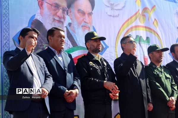 مراسم راهپیمایی باشکوه ۲۲ بهمن در شهرستان امیدیه