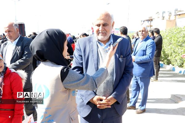 مراسم راهپیمایی باشکوه ۲۲ بهمن در شهرستان امیدیه