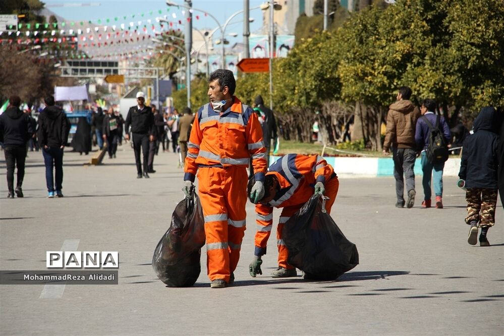 پاکبانان؛ هم مثل همیشه حاضر بعد از راهپیمایی 22 بهمن
