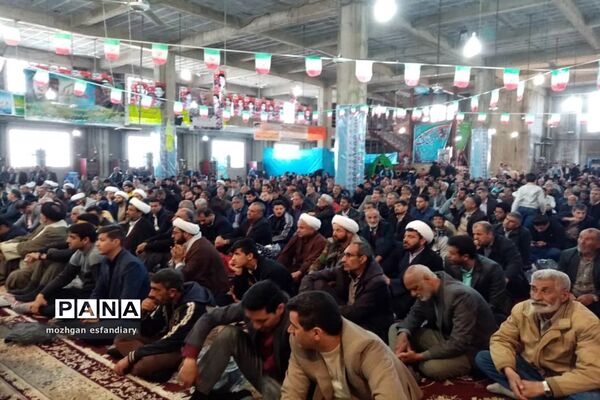 راهپیمایی یوم الله ۲۲ بهمن در نی ریز