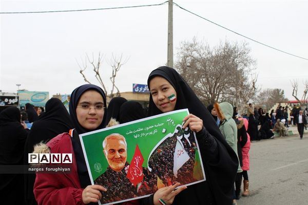 راه پیمایی 22 بهمن در تربت جام