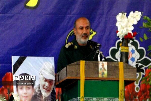 بزرگداشت چهلمین روز شهادت سردار حاج قاسم سلیمانی در برازجان