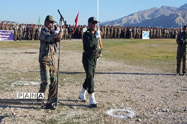 صبحگاه مشترک گردان‌های دشتستان