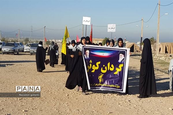 صبحگاه مشترک گردان‌های دشتستان
