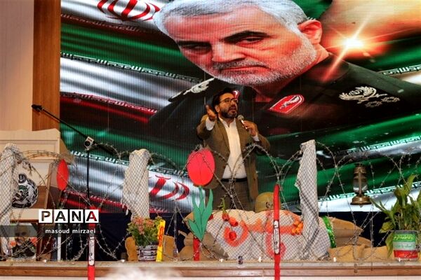 آیین بزرگداشت سردار سلیمانی در قزوین