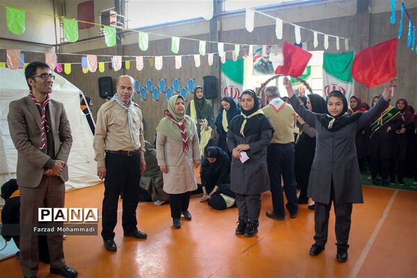 برگزاری مانور تشکیلاتی یاوران  انقلاب درچهاردانگه