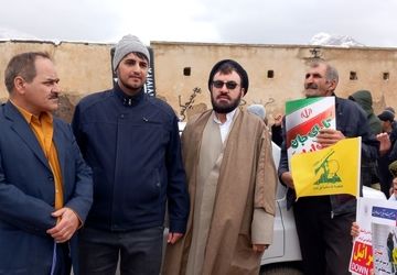  حضور پرشور مردم روستای سراب غضنفر در راهپیمایی 22 بهمن