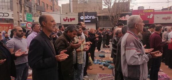  نماز عید فطر در شهرستان آبیک