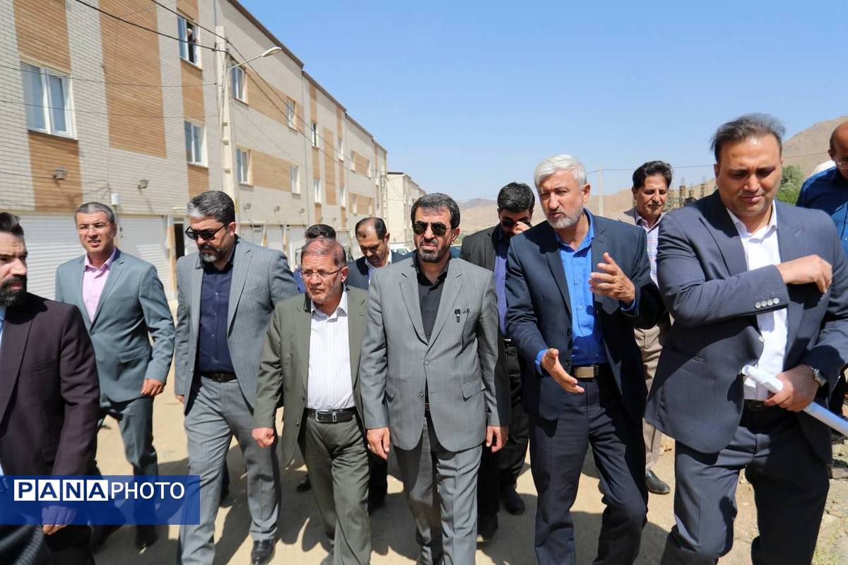 بازدید میدانی استاندار همدان از سد مخزنی خرم‌رود تویسرکان