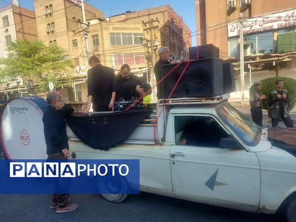 حضور هیئت های عزاداری سید الشهدا در حرم مطهر رضوی