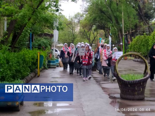 اردوی تشکیلاتی دختران سرزمین آفتاب ناحیه ۷ مشهد مقدس