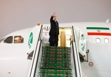 رئیس‌جمهور عشق‌آباد را به مقصد تهران ترک کرد