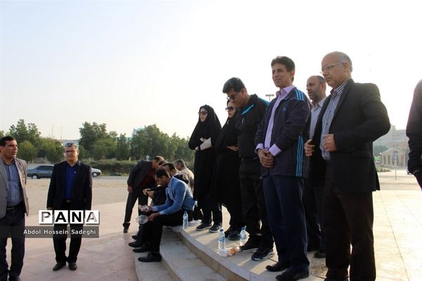 پیاده‌روی کارکنان اداره‌کل آموزش و پرورش استان بوشهر