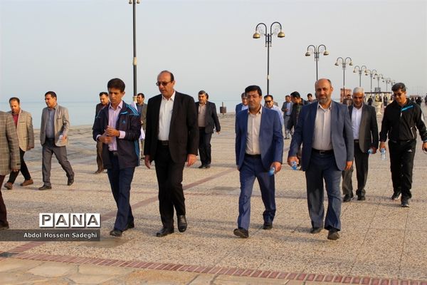 پیاده‌روی کارکنان اداره‌کل آموزش و پرورش استان بوشهر