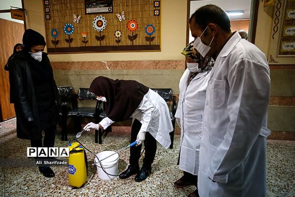 ضدعفونی مدارس شهر تهران
