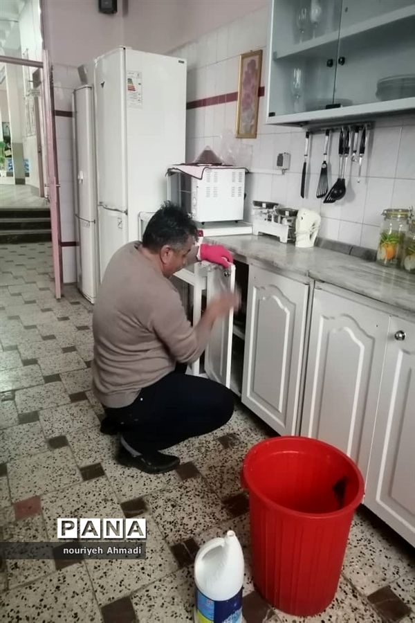 ضد عفونی مدارس آموزش و پرورش  ناحیه یک ری