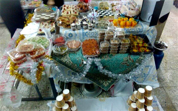 برگزاری جشنواره غذا در در دبیرستان بنویدی آموزش و پرورش ناحیه2 ری