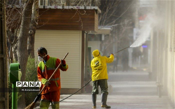 معابر و مکان های عمومی اصفهان با 25 خودروی مه پاش ضدعفونی شد