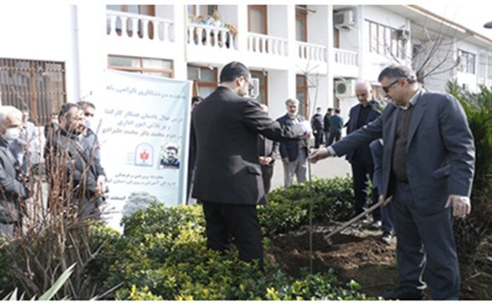 در هفته درختکاری ،  یک حرکت زیبای فرهنگی