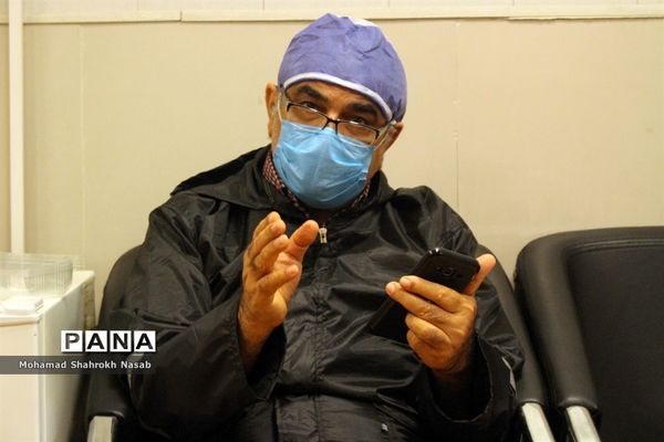 پرستاران بیمارستان رازی اهواز در خط مقدم مبارزه با کرونا ویروس