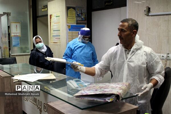پرستاران بیمارستان رازی اهواز در خط مقدم مبارزه با کرونا ویروس