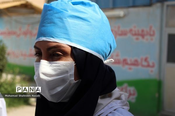 پرستاران بیمارستان رازی اهواز در خط مقدم مبارزه با کرونا ویروس