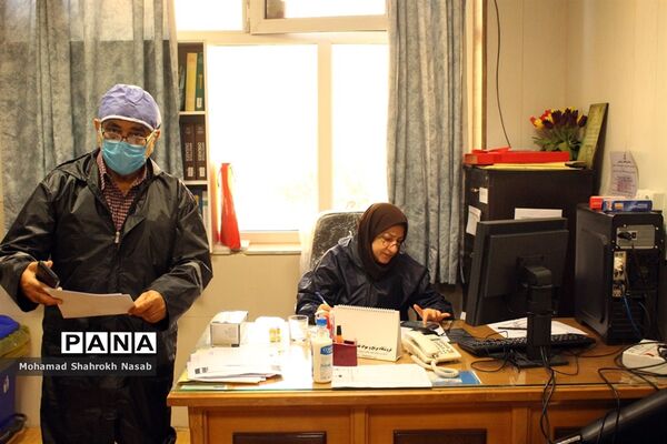 پرستاران بیمارستان رازی اهواز در خط مقدم مبارزه با کرونا ویروس
