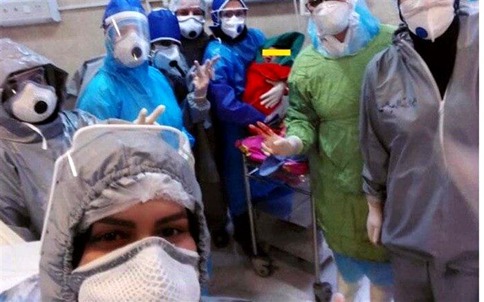 شادمانی تولد پنجمین نوزاد مادر مشکوک به کرونا