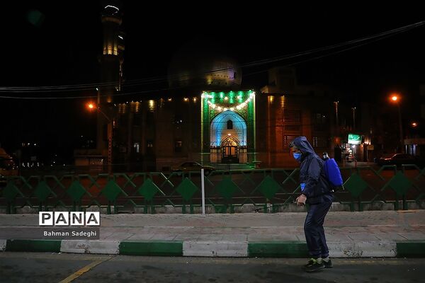 ضد عفونی کردن محله کوهک میدان رسالت تهران