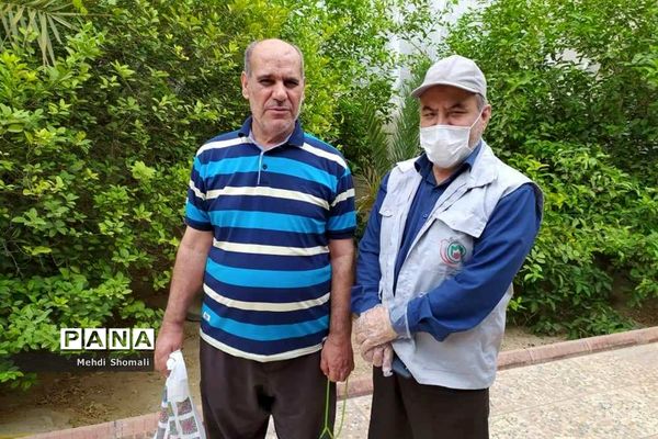 توزیع بسته های بهداشتی در بوشهر