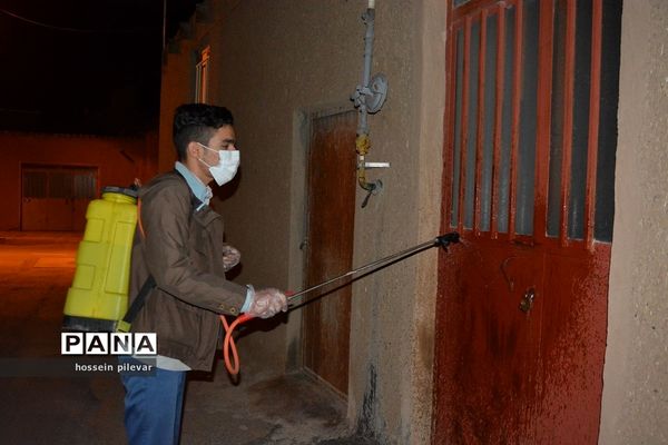 ضدعفونی معابر و سطح شهرستان خوسف