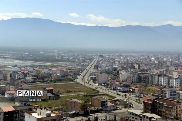 گشت هوایی رئیس پلیس راه مازندران در روز طبیعت