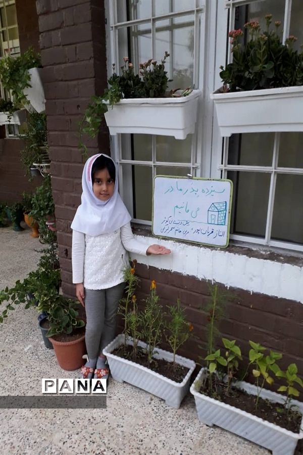 سیزده بدر دانش آموزان شهرستان امیدیه در خانه هایشان