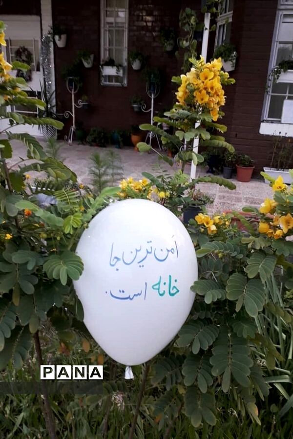 سیزده بدر دانش آموزان شهرستان امیدیه در خانه هایشان