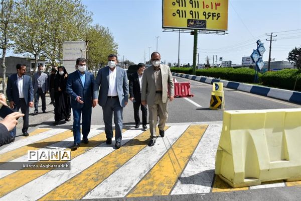 بازدید استاندار مازندران از ورودی‌های بابل، بابلسر و فریدونکنار