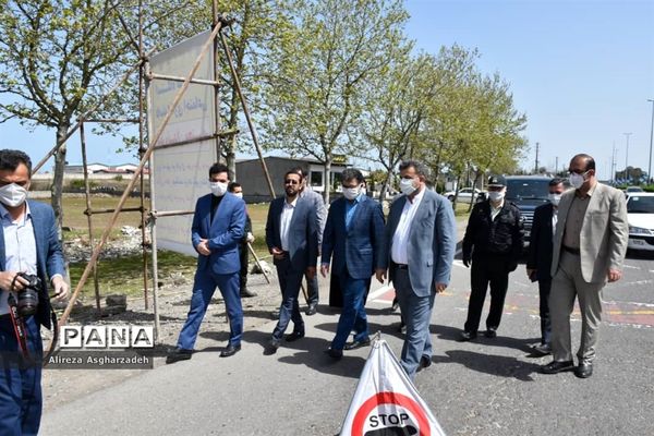 بازدید استاندار مازندران از ورودی‌های بابل، بابلسر و فریدونکنار