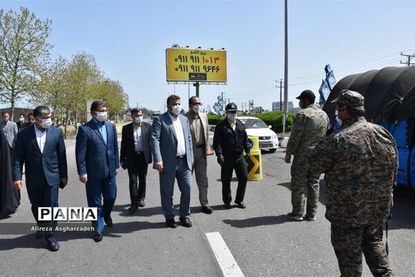 بازدید استاندار مازندران از ورودی‌های بابل، بابلسر و فریدونکنار