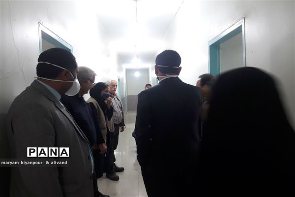 بازدیدسرپرست آموزش و پرورش شهرستان مسجدسلیمان از ستادهای مردم نهاد
