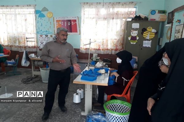 بازدیدسرپرست آموزش و پرورش شهرستان مسجدسلیمان از ستادهای مردم نهاد