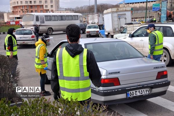 کنترل عبور و مرور ورودی‌های شهرزنجان