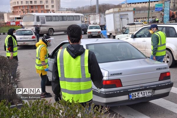 کنترل عبور و مرور ورودی‌های شهرزنجان