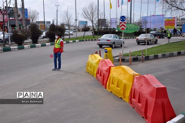 کنترل عبور و مرور ورودی‌های شهرزنجان