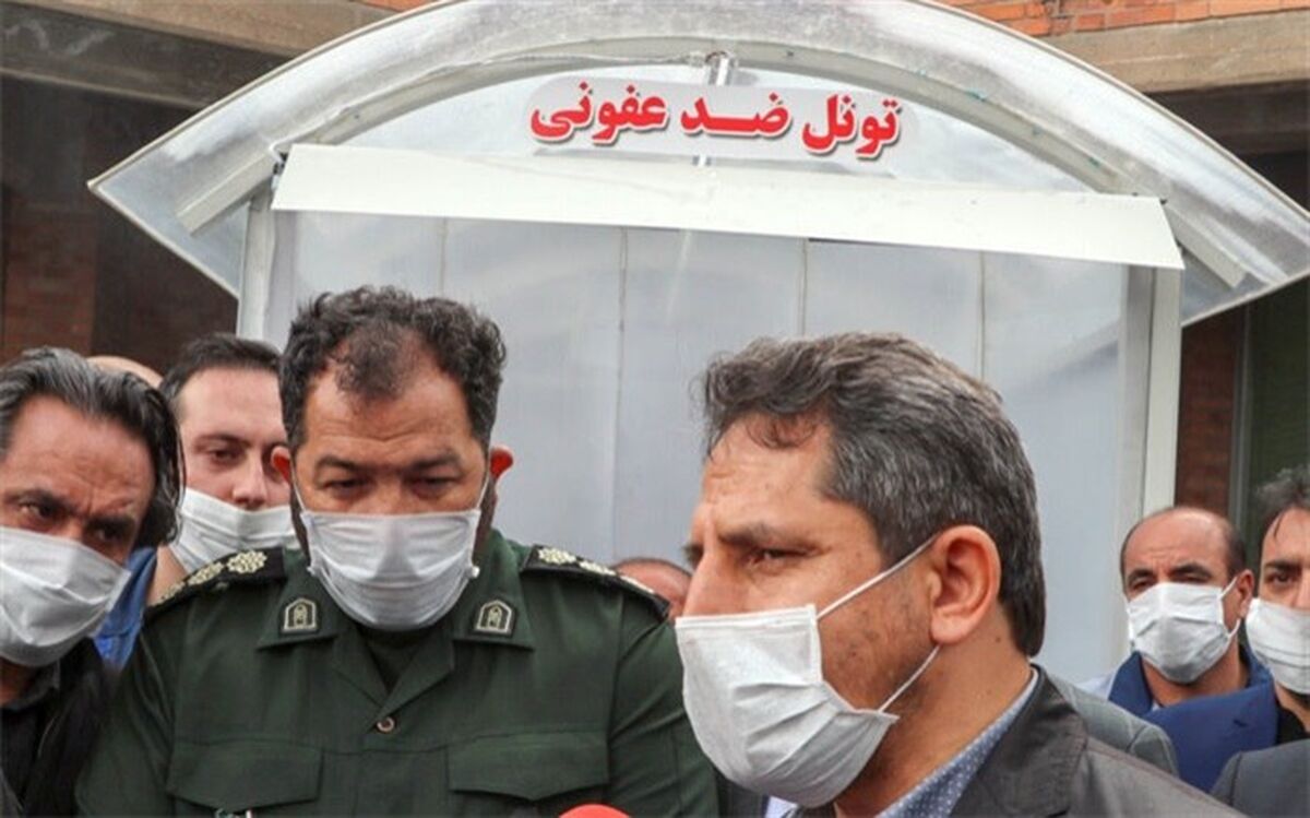 راه اندازی و نصب تونل‌های ضدعفونی در ادارات و سازمان های شهرداری تبریز