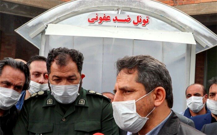 راه اندازی و نصب تونل‌های ضدعفونی در ادارات و سازمان های شهرداری تبریز