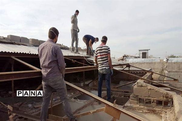 فعالیت مردمی گروه جهادی جهادگران انقلابی شهرستان امیدیه