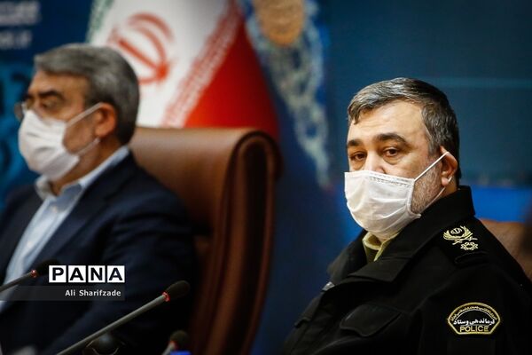 جلسه بررسی ابعاد انتظامی مدیریت مقابله با  کرونا در وزارت کشور